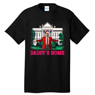 Trump 2024 Take America Back Daddys Home Christmas Tall T-Shirt