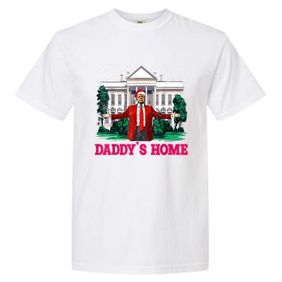 Trump 2024 Take America Back Daddys Home Christmas Garment-Dyed Heavyweight T-Shirt