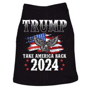 Trump 2024 Take America Back Grunge Doggie Tank