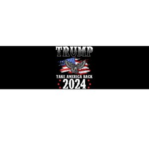 Trump 2024 Take America Back Grunge Bumper Sticker