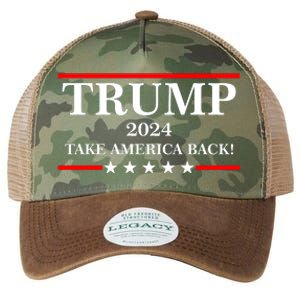 Trump 2024 Take America Back USA President Vote Legacy Tie Dye Trucker Hat