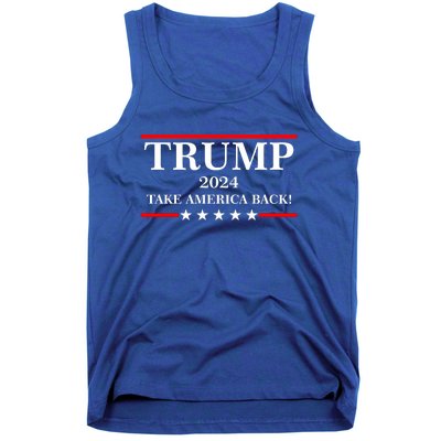 Trump 2024 Take America Back USA President Vote Tank Top