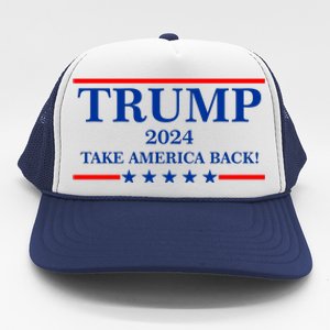 Trump 2024 Take America Back USA President Vote Trucker Hat