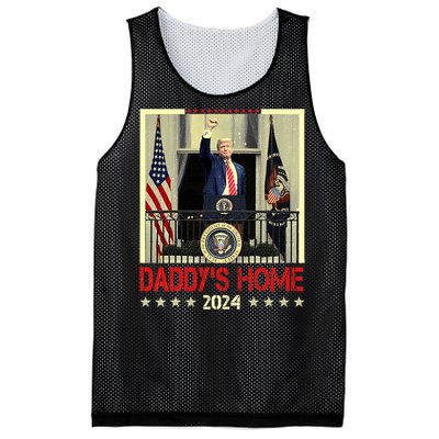 Trump 2024 Take America Back DaddyS Home Trump 2024 Mesh Reversible Basketball Jersey Tank