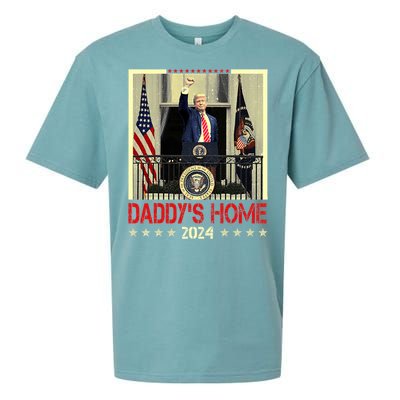 Trump 2024 Take America Back DaddyS Home Trump 2024 Sueded Cloud Jersey T-Shirt