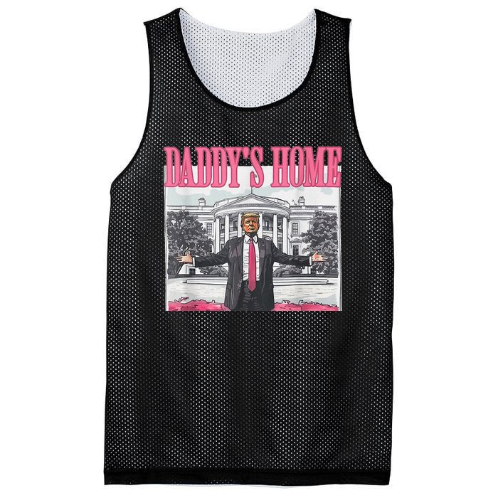 Trump 2024 Take America Back DaddyS Home Trump 2024 Mesh Reversible Basketball Jersey Tank