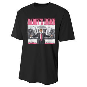 Trump 2024 Take America Back DaddyS Home Trump 2024 Performance Sprint T-Shirt