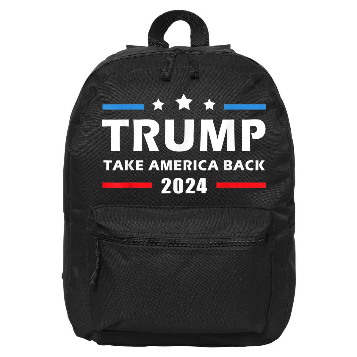 Trump 2024 Take America Back Election Patriotic Second Term 16 in Basic Backpack