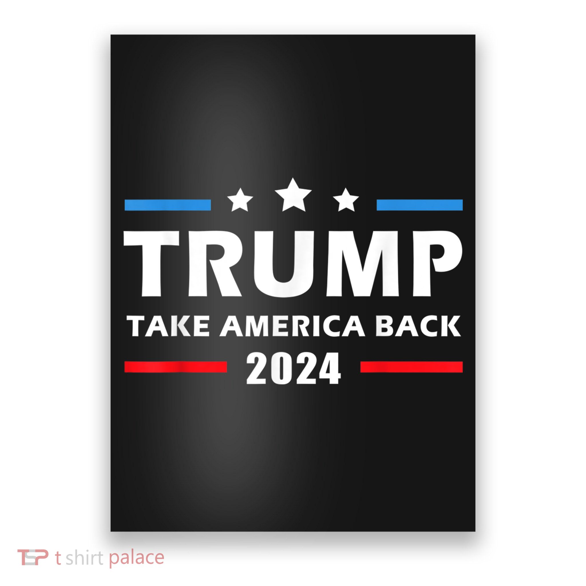 Trump 2024 Take America Back Election Patriotic Second Term Poster