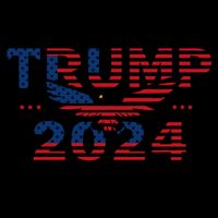 Trump 2024 Take America Back President Drawstring Bag