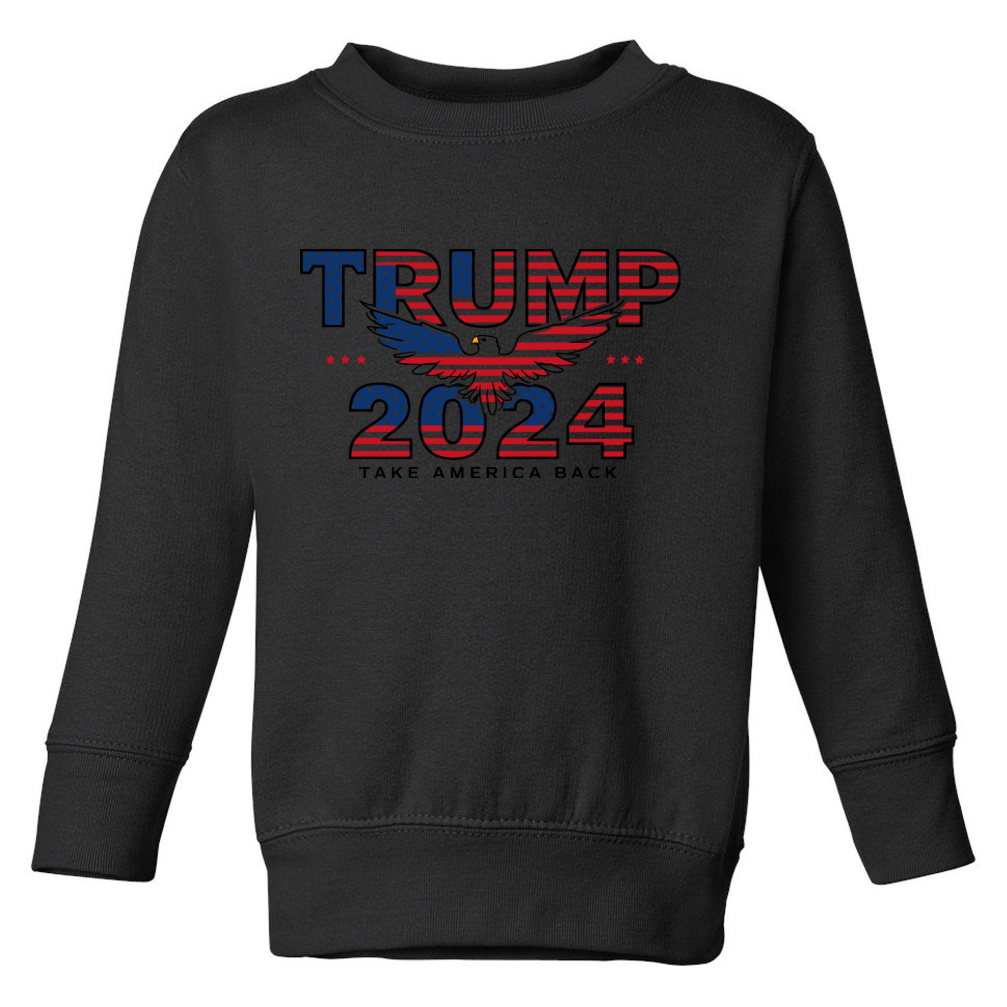 Trump 2024 Take America Back President Toddler Sweatshirt