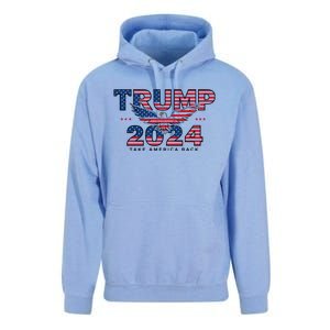 Trump 2024 Take America Back President Unisex Surf Hoodie