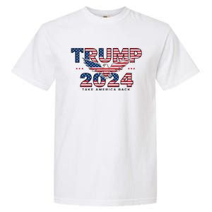 Trump 2024 Take America Back President Garment-Dyed Heavyweight T-Shirt