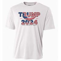 Trump 2024 Take America Back President Cooling Performance Crew T-Shirt