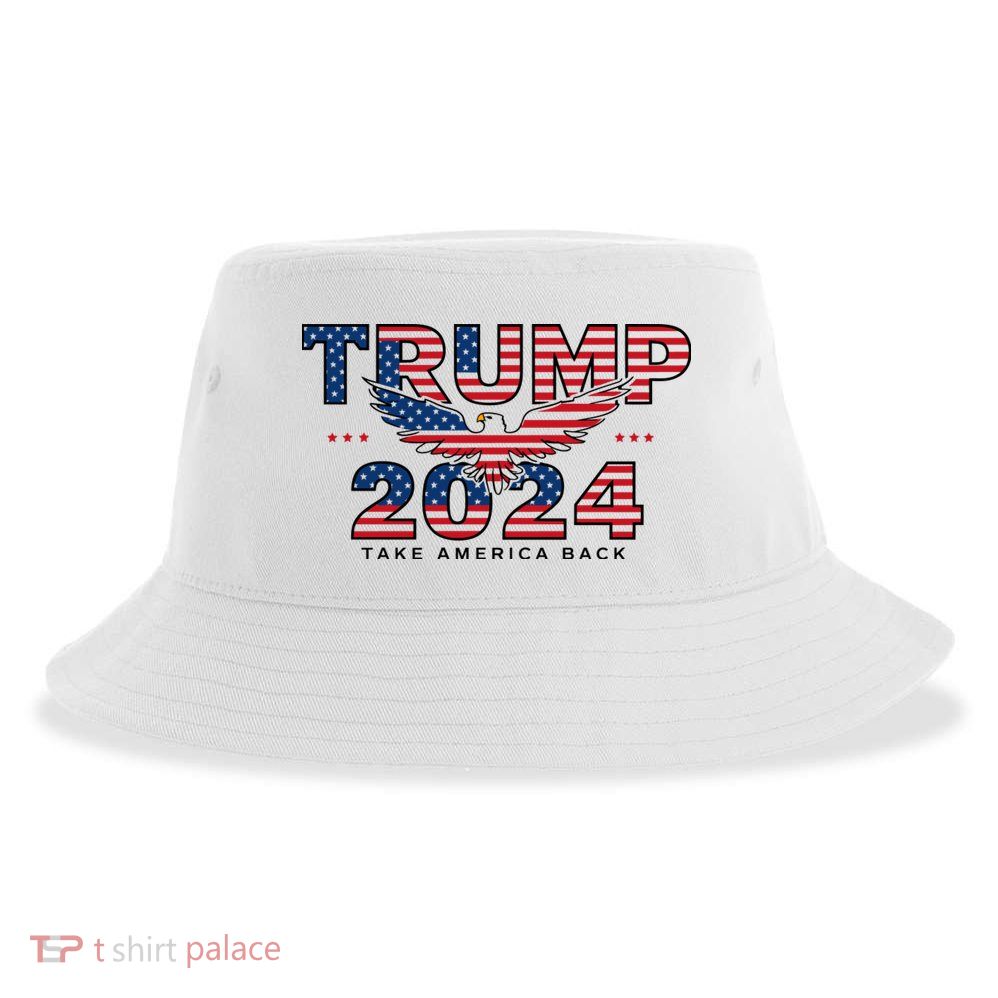 Trump 2024 Take America Back President Sustainable Bucket Hat