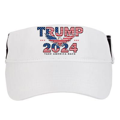 Trump 2024 Take America Back President Adult Drive Performance Visor