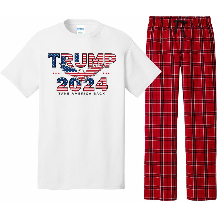 Trump 2024 Take America Back President Pajama Set