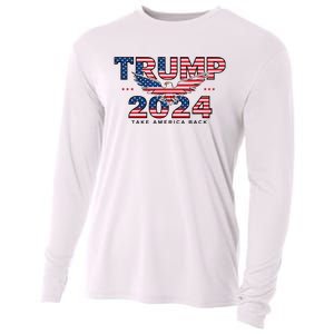 Trump 2024 Take America Back President Cooling Performance Long Sleeve Crew