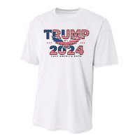 Trump 2024 Take America Back President Performance Sprint T-Shirt