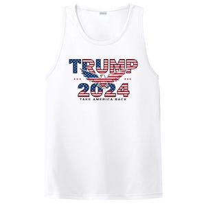 Trump 2024 Take America Back President PosiCharge Competitor Tank