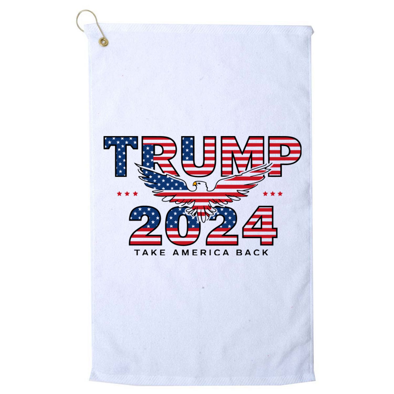 Trump 2024 Take America Back President Golf Towel