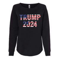 Trump 2024 Take America Back American Flag Trump 2024 Womens California Wash Sweatshirt