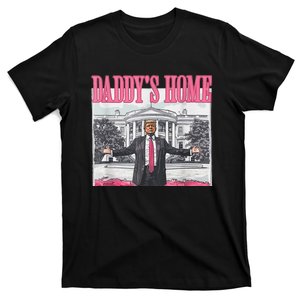 Trump 2024 Take America Back DaddyS Home Trump Pink 2024 T-Shirt