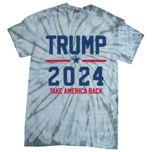 Trump 2024 Take America Back Pro Trump Tie-Dye T-Shirt