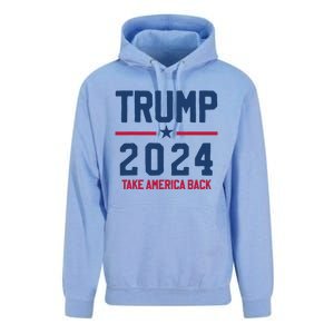 Trump 2024 Take America Back Pro Trump Unisex Surf Hoodie