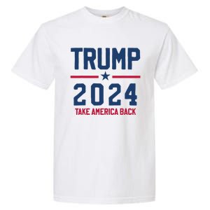 Trump 2024 Take America Back Pro Trump Garment-Dyed Heavyweight T-Shirt