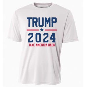 Trump 2024 Take America Back Pro Trump Cooling Performance Crew T-Shirt