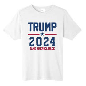 Trump 2024 Take America Back Pro Trump Tall Fusion ChromaSoft Performance T-Shirt