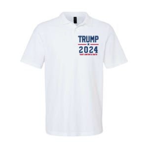 Trump 2024 Take America Back Pro Trump Softstyle Adult Sport Polo