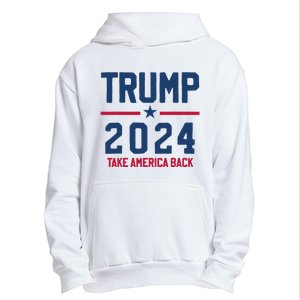 Trump 2024 Take America Back Pro Trump Urban Pullover Hoodie