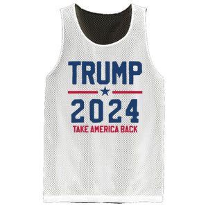 Trump 2024 Take America Back Pro Trump Mesh Reversible Basketball Jersey Tank