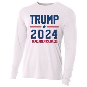 Trump 2024 Take America Back Pro Trump Cooling Performance Long Sleeve Crew