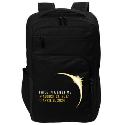 Totality 24 Twice In A Lifetime Total Solar Eclipse 2024 Impact Tech Backpack