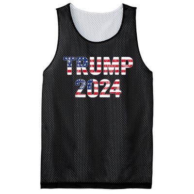 Trump 2024 Take America Back American Flag Trump 2024 Mesh Reversible Basketball Jersey Tank