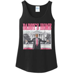 Trump 2024 Take America Back DaddyS Home Trump Pink 2024 Ladies Essential Tank