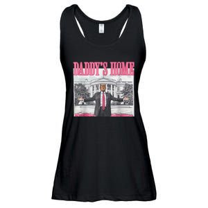 Trump 2024 Take America Back DaddyS Home Trump Pink 2024 Ladies Essential Flowy Tank