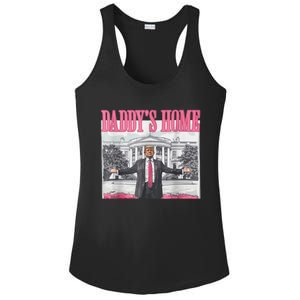 Trump 2024 Take America Back DaddyS Home Trump Pink 2024 Ladies PosiCharge Competitor Racerback Tank