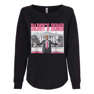 Trump 2024 Take America Back DaddyS Home Trump Pink 2024 Womens California Wash Sweatshirt