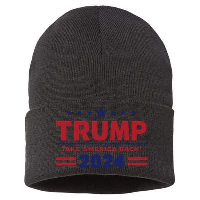 Trump 2024 Sustainable Knit Beanie