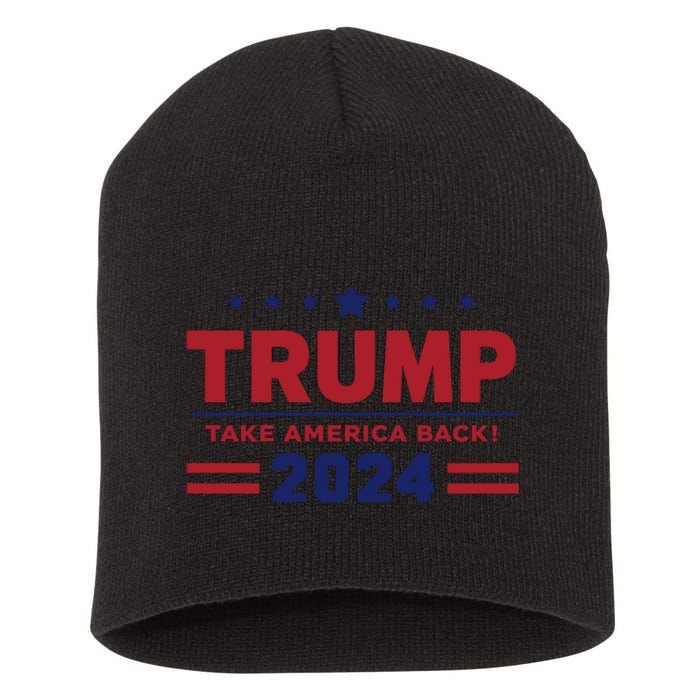 Trump 2024 Short Acrylic Beanie