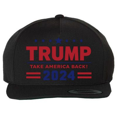 Trump 2024 Wool Snapback Cap