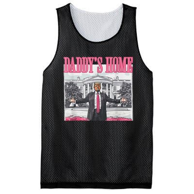 Trump 2024 Take America Back DaddyS Home Trump Pink 2024 Mesh Reversible Basketball Jersey Tank