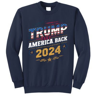 Trump 2024 Take America Back Vintage Style Sweatshirt