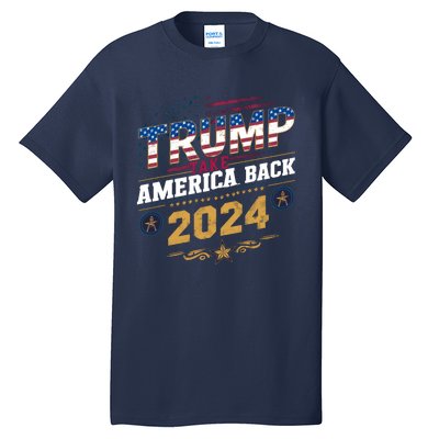 Trump 2024 Take America Back Vintage Style Tall T-Shirt