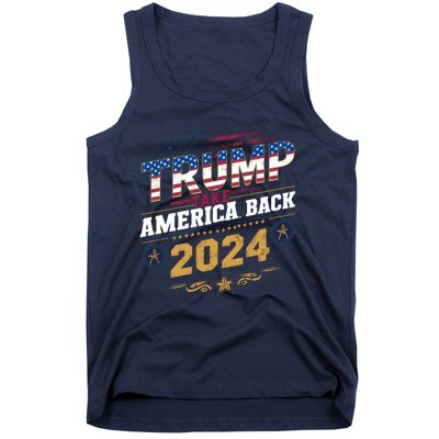 Trump 2024 Take America Back Vintage Style Tank Top