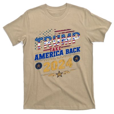 Trump 2024 Take America Back Vintage Style T-Shirt